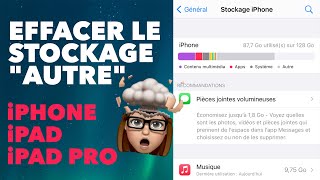 Effacer le stockage quotAUTREquot Données système sur iPhone iPad iPad Pro [upl. by Rockwood]