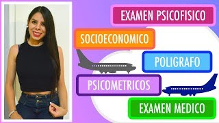 Exámenes para ser sobrecargo  PsicofísicoPolígrafoPsicométricoSocioeconómicoMédico [upl. by Suravaj297]