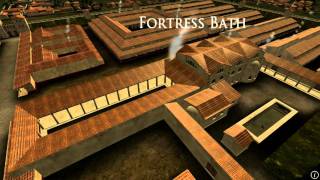 Animation of ancient Roman Fort in Caerleon Wales [upl. by Rianon]