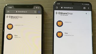 How to AirDrop Between iPhone and Android [upl. by Ezeerb325]