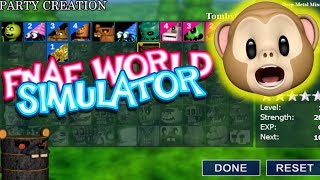 ITS A FULL GAME NOW  FNAF World Simulator [upl. by Ahron]