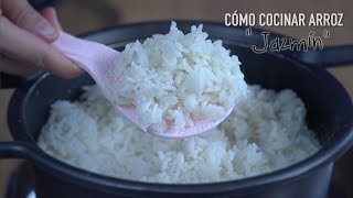 Como cocinar arroz Jazmín tailandés  How To Cook Thai Jasmine Rice [upl. by Namzzaj984]