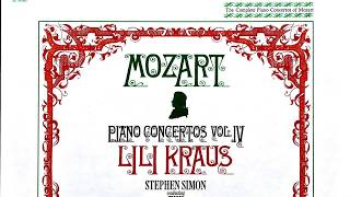 Mozart  Piano Concertos 9 Jeunehomme15161234568  Presentation Centrecord  Lili Kraus [upl. by Enenej]