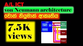 ICT AL Lesson 02  Von Neumann Architecture Fetch Execute Life Cycle [upl. by Hamid]