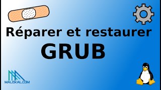 Comment réparer réinitialiser et réinstaller GRUB pour récupérer le démarrage Linux [upl. by Lud244]