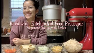 KitchenAid Food Processor Attachment Demo amp Review [upl. by Keeley]