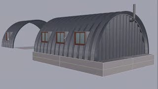 DIY Quonset House Quonset Hut Side Windows [upl. by Elolcin]