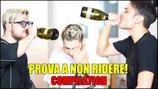 PROVA A NON RIDERE CHALLENGE AMEDOSEPACIELLO COMPILATION [upl. by Ahtamas]