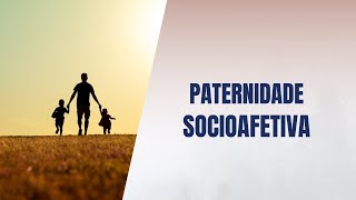 Paternidade socioafetiva [upl. by Letisha]