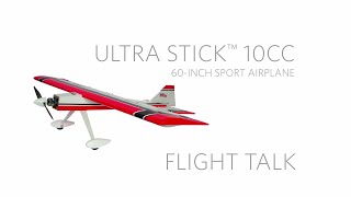 Hangar 9 Ultra Stick 10cc ARF 60quot Flight Talk [upl. by Akilaz194]