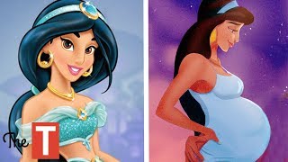 10 Disney Princesses Reimagined As PARENTS Elsa Jasmine Pocahontas [upl. by Rolando]