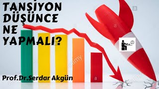 Tansiyon düşünce ne yapmalı PorfDrSerdar Akgün Sağlık Videoları [upl. by Anela]