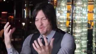 Norman Reedus TWD funny interview moments [upl. by Aufmann81]