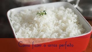 Como fazer arroz soltinho [upl. by Clynes434]