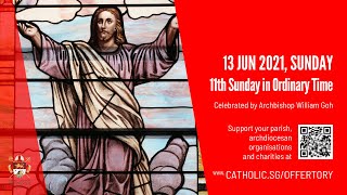 Catholic Sunday Mass Today Live Online  Sunday 11th Sunday In Ordinary Time 2021 [upl. by Anjanette]