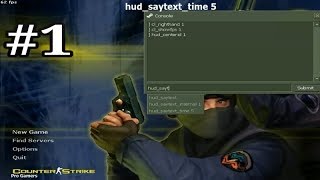 Counter Strike 16 console commands  Tutorial  1 [upl. by Srednas813]