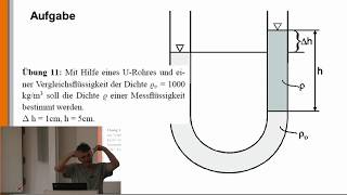 Hydrostatik 4 Übungen zum URohr [upl. by Halbeib]