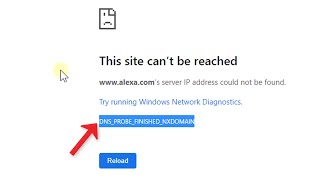 DNSPROBEFINISHEDNXDOMAIN in chrome Solved [upl. by Cloots]