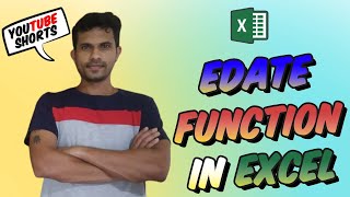 EDATE Function in Excel [upl. by Etan838]