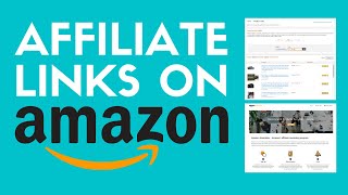 How To Create An Amazon Affiliate Link Affiliate Marketing For Beginners [upl. by Kcirrez209]