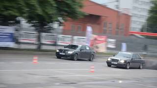 Mercedes W124 OM606 HX40 vs BMW E60 530D 201M [upl. by Edita]