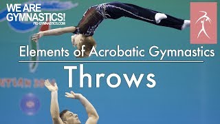 Elements of Acrobatic Gymnastics  THROWS [upl. by Anitnatsnok413]