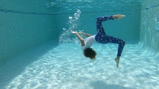 Carla Underwater Swimming with clothes Part 2 [upl. by Nura]