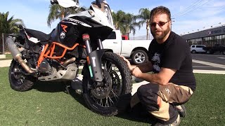 Tested Michelin Anakee Wild 5050 Adventure Motorcycle Tires [upl. by Anitsyrhc]