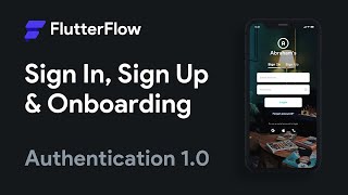 How to setup Sign In amp Sign Up Process in Flutterflow [upl. by Mihcaoj]