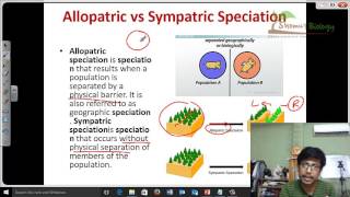 Allopatric vs sympatric speciation [upl. by Atiluj]