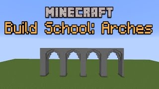 Minecraft Build School Arches [upl. by Aehtorod]