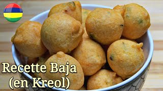 Recette Baja Mauricien en Kreol  Bhajia Special Ramadan [upl. by Kenison]