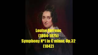 Louise Farrenc 18041875  Symphony Nº1 in C minor Op32 1842 [upl. by Hose]