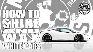 How To Shine and Wax White Cars  Chemical Guys Car Care [upl. by Bunch]