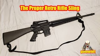 The Proper Retro Rifle Sling [upl. by Abdulla]