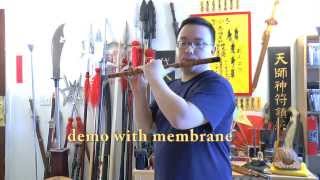 Best Dizi Chinese Flute 101 by Mak Jo Si the Taoist Master Great for DIY Learners [upl. by Arodoet]