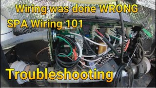 Hot Tub was Wired Wrong TROUBLESHOOTING SPA Wiring 101DIY Spa Repair [upl. by Nwahs]