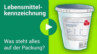 LebensmittelKennzeichnung erklärt Was steht auf der Verpackung [upl. by Dixon317]