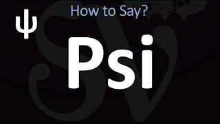 How to Pronounce Psi CORRECTLY  ψ Greek Alphabet Pronunciation [upl. by Savannah]