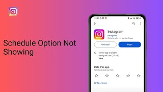 How To Fix Instagram Schedule Option Not Showing [upl. by Tyree]