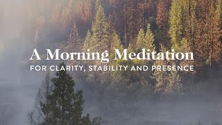 10 Minute Morning Meditation for Clarity Stability and Presence  Goop [upl. by Rie105]