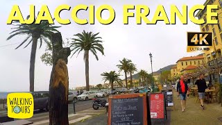 Ajaccio Capital of Corsica  French Island  City Travel Guide  4K Walking Tour [upl. by Aihsel725]