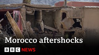 Morocco earthquake aftershocks continue  BBC News [upl. by Francklyn]