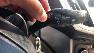 FORD ESCAPE  WINDSHIELD WIPERS OPERATION  HOW TO [upl. by Featherstone]