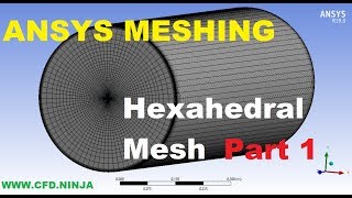 ✅ ANSYS MESHING  Hexahedral Mesh  Pipe  Part 12 [upl. by Alberik935]