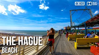 Scheveningen The Hague Beach  🇳🇱 Netherlands 4K HDR Walking Tour [upl. by Pulsifer146]