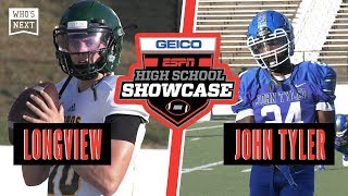 Longview TX vs John Tyler TX Football  ESPN Broadcast Highlights [upl. by Noirda]