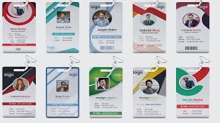 id card template psd eps cdr file vol 1 free download by Raju Online [upl. by Katherin]