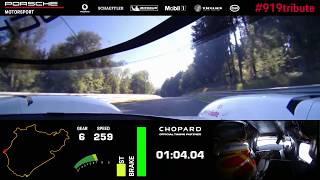 The 919 Tribute Tour Onboard record lap Nordschleife [upl. by Odlopoel]