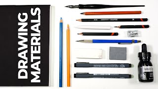 10 Essential Drawing Materials for SERIOUS Beginners [upl. by Daye]